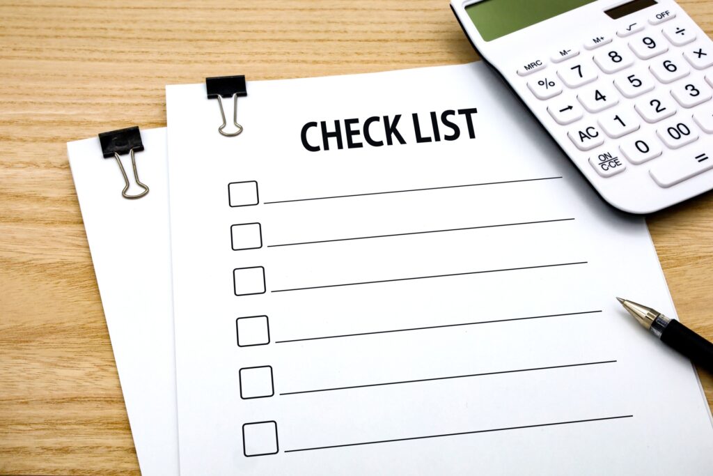 チェックリスト