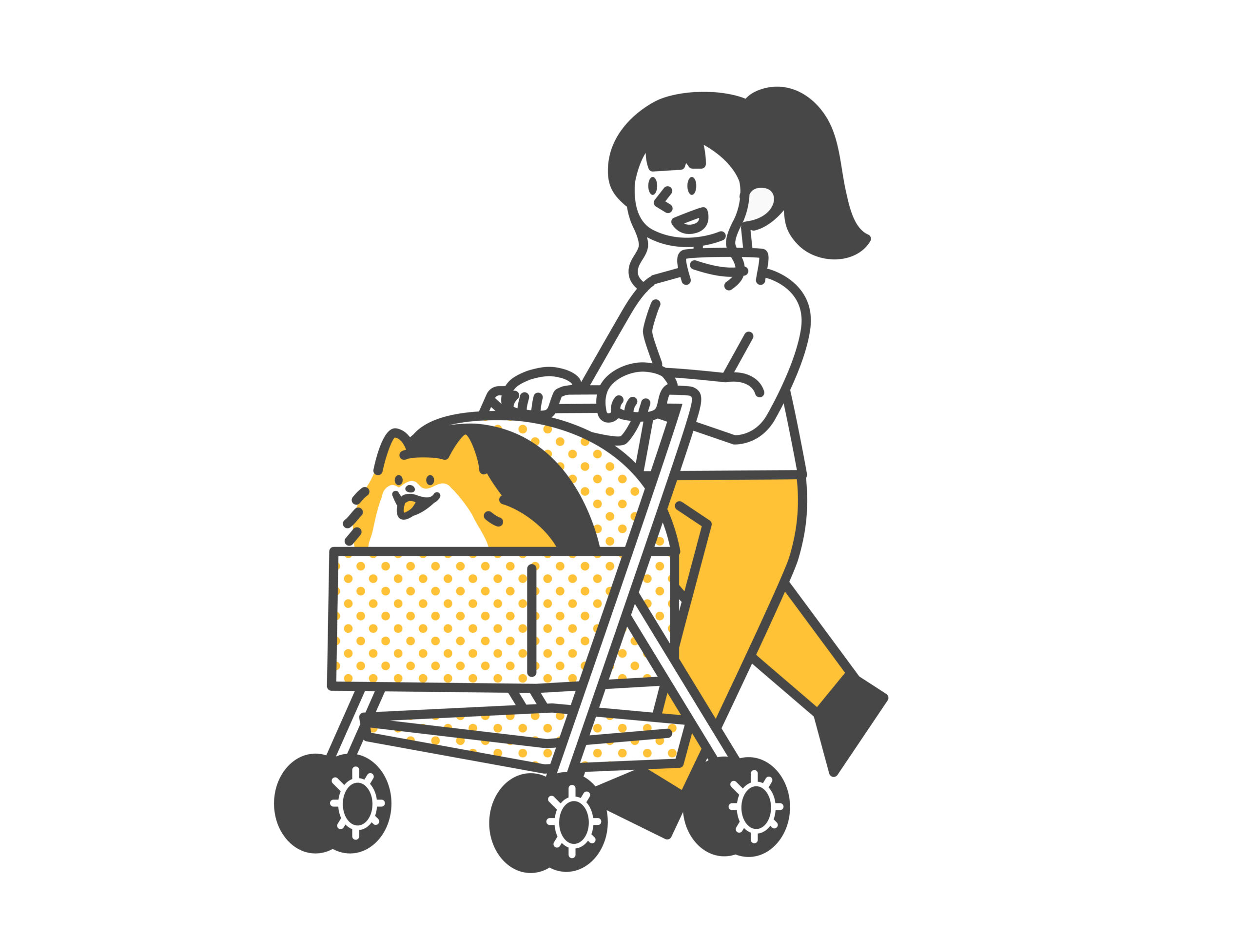 犬　カート